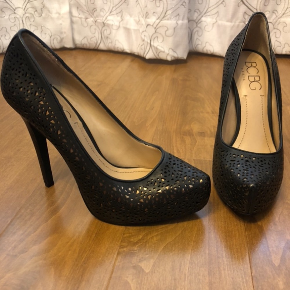 BCBG Platform Pumps-Worn Once